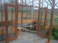 Greenhouse interior with Partition wall
