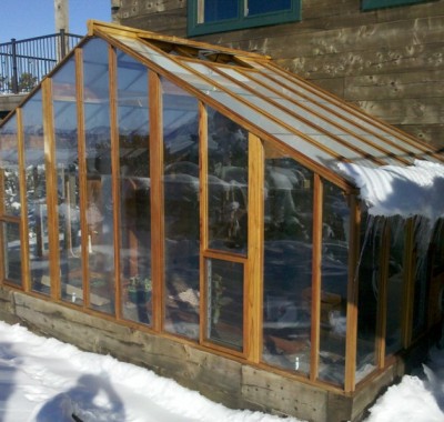 Custom attached greenhouse in CO