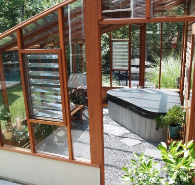 8x12 Garden Sunroom Lean-to