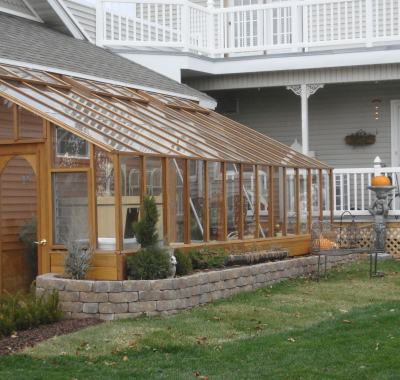 Custom 8x23 Tudor Lean-to