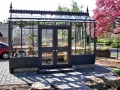 Greenhouse with custom doors