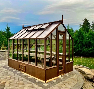 Exterior of Trillium 7x11 Greenhouse