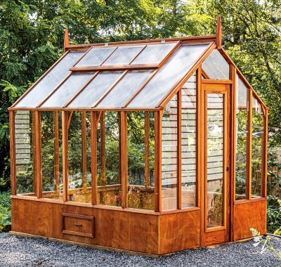 Exterior of Trillium 7x9 Greenhouse