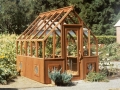 Redwood greenhouse - Tudor style