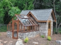Tudor greenhouse gable end attachment