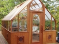 Redwood greenhouse for Orchids