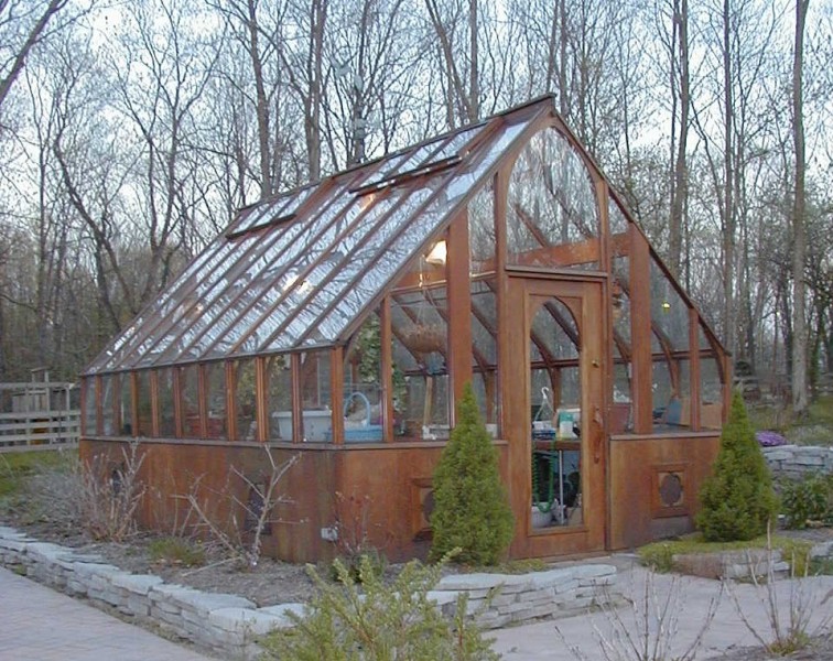 Redwood greenhouse