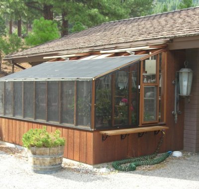Lean to greenhouse in Nevada