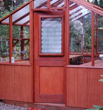 Deluxe Glass-to-Ground Lean-to Greenhouse Kits by Sturdi-Built