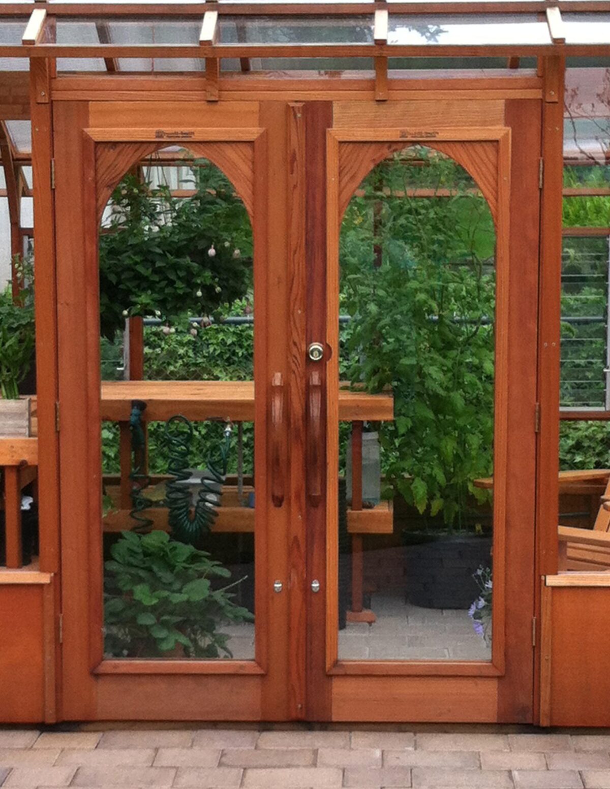 Greenhouse door - each hand made for our greenhouses