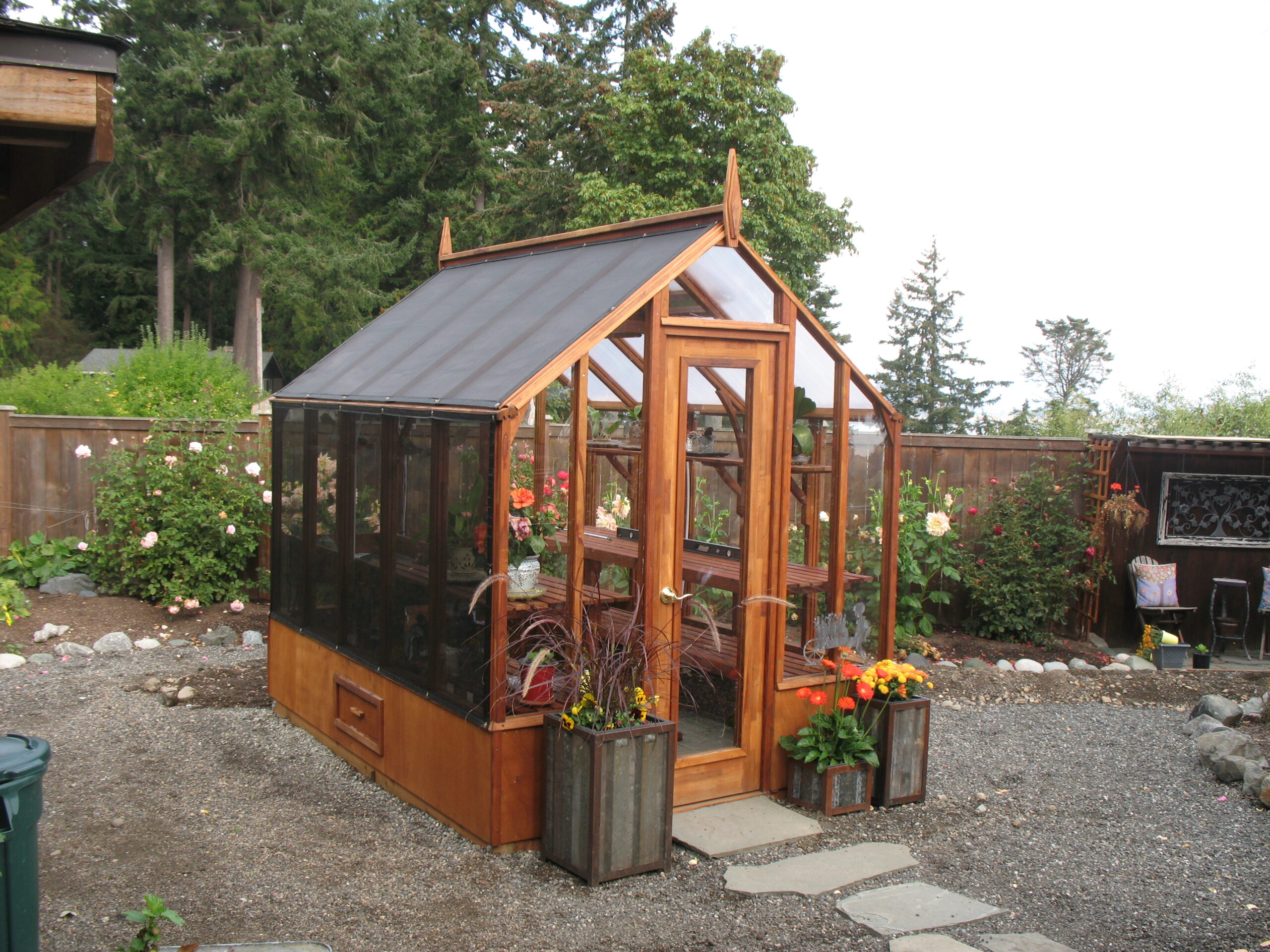 Greenhouse with Shade Cloth